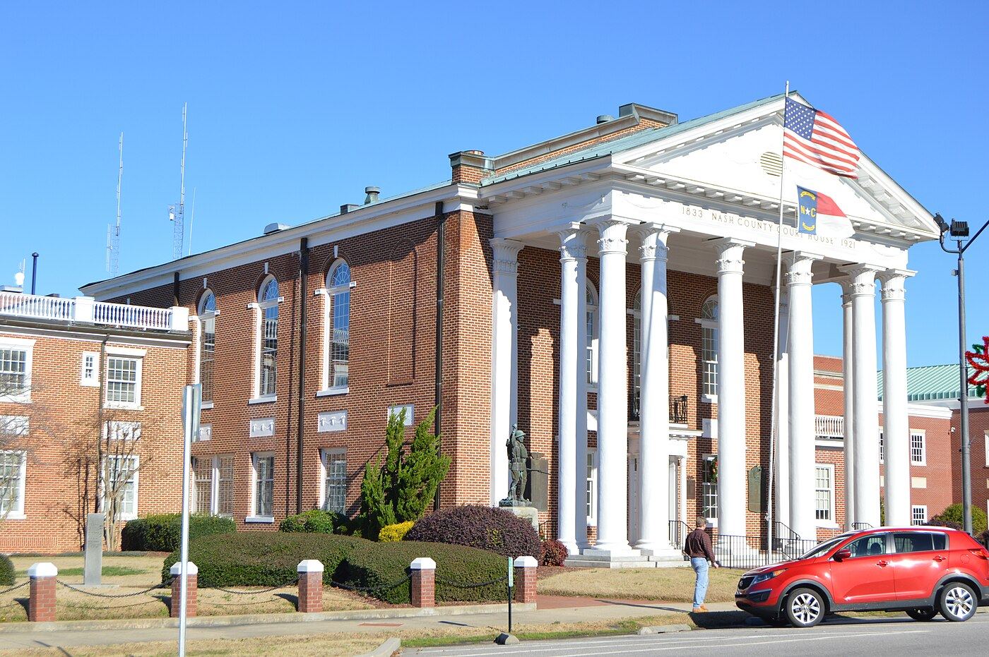 The 1921 Nash County Courthouse in Nashville